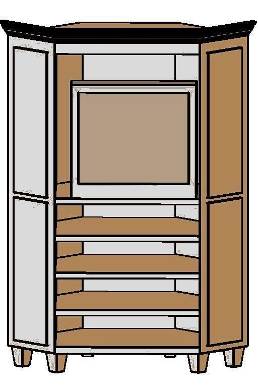 Media Cabinet - Corner