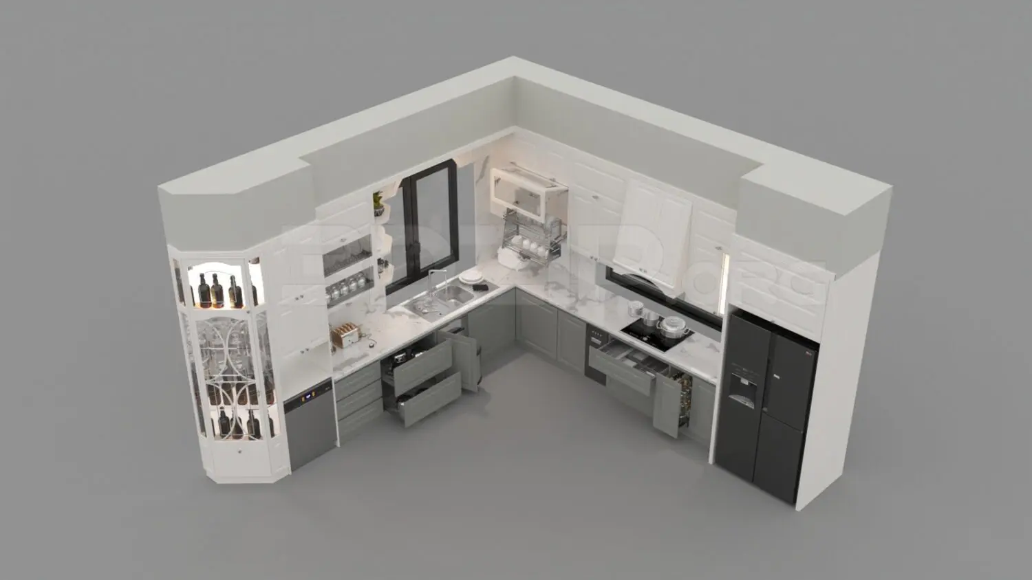 Kitchen — preview 1 (3dzip, CC0)