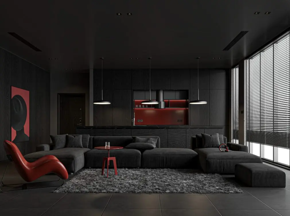 Living – Kitchen Room Interior