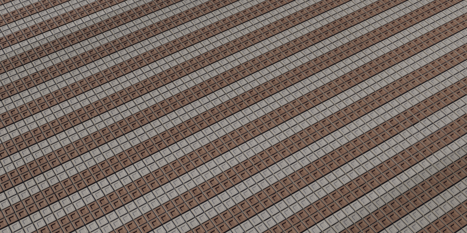 Square Tiled Wall