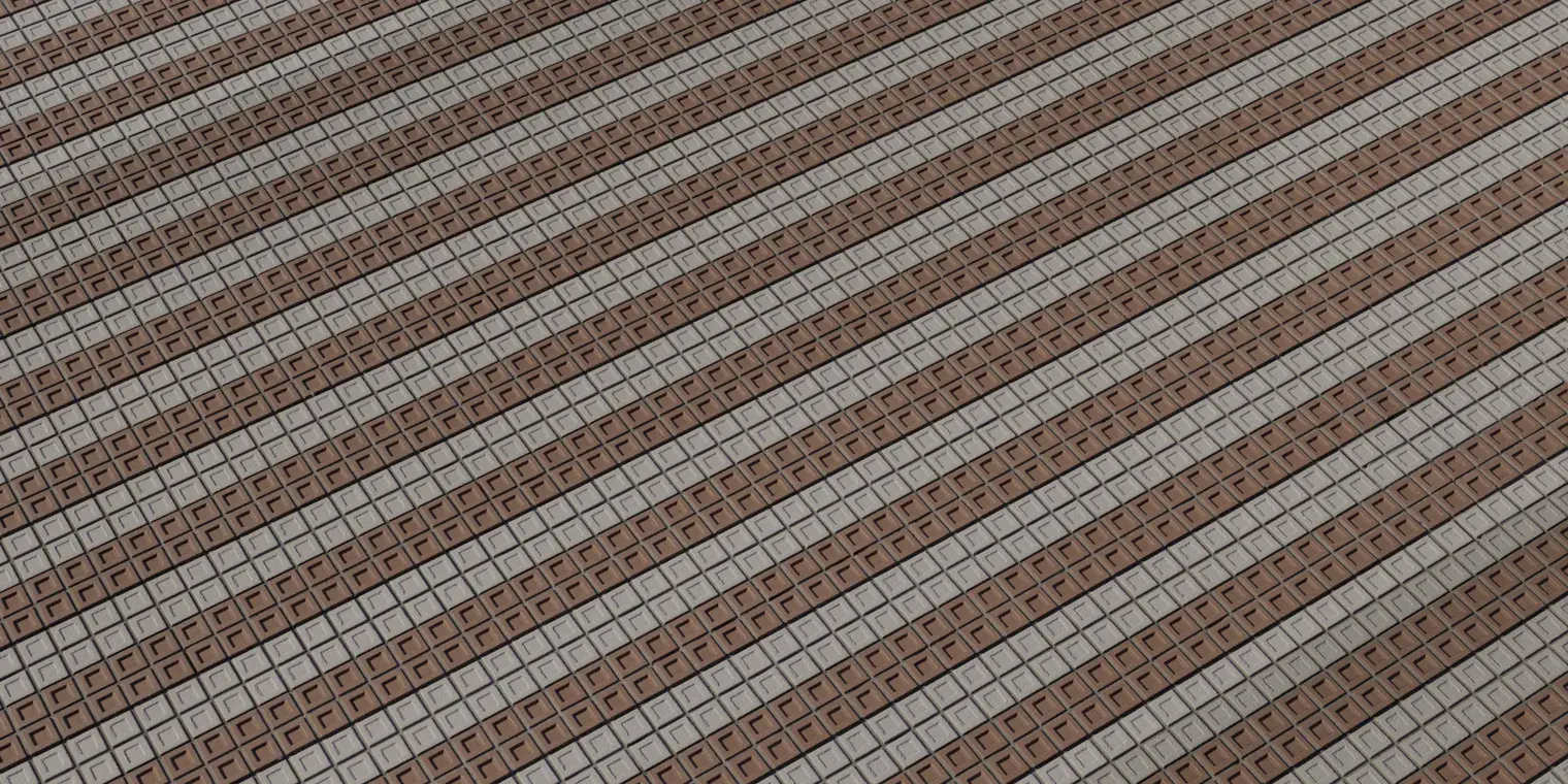 Square Tiled Wall