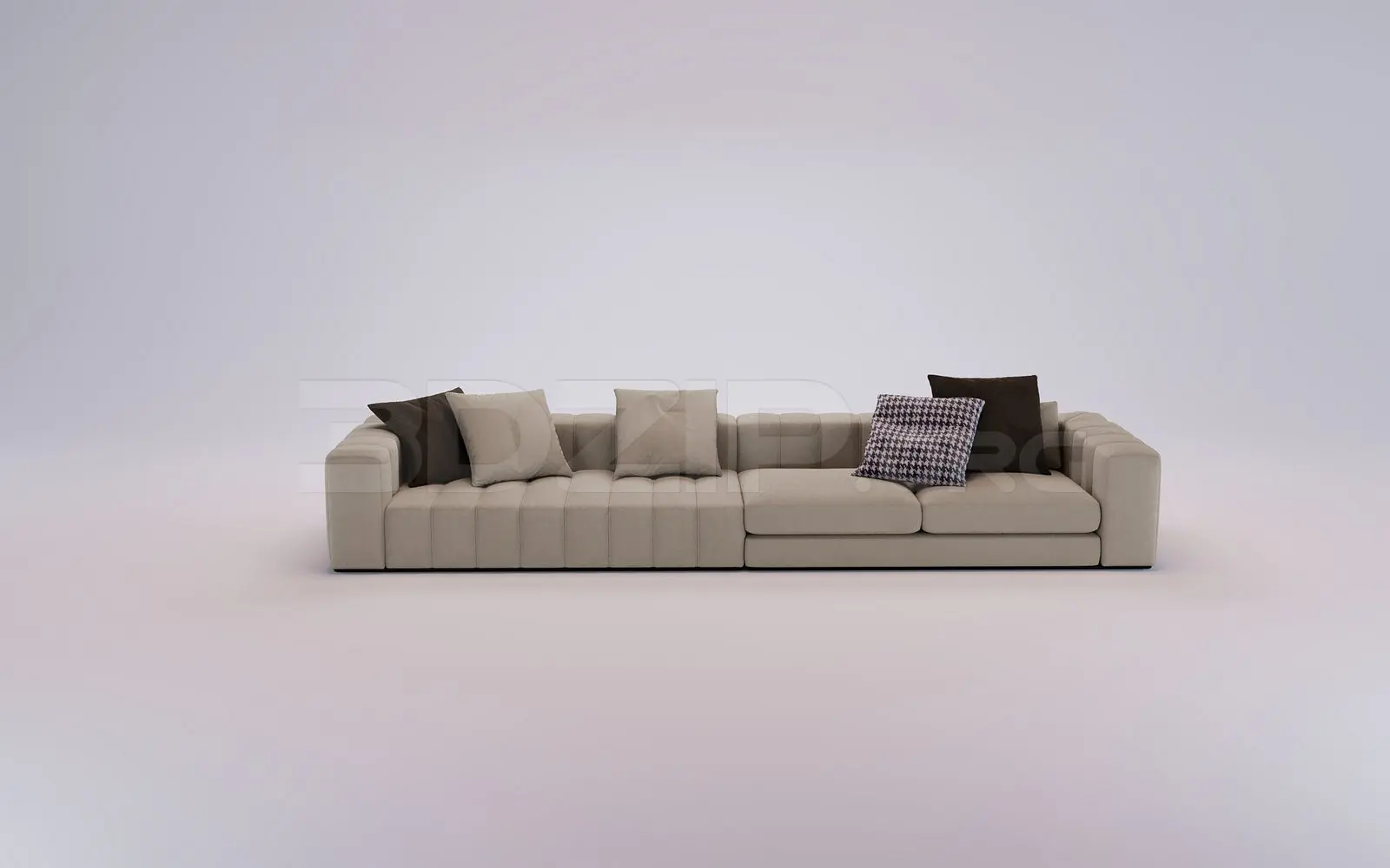Sofa 3D Model for Interior Projects — preview 1 (3dzip)