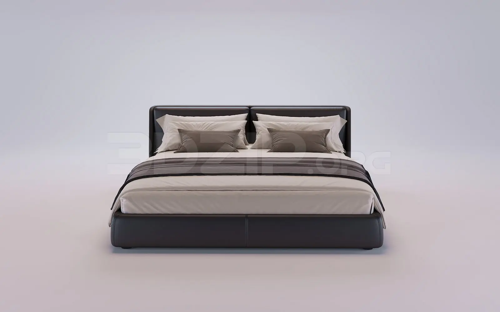 Bed Model for Interior Design — preview 1 (3dzip)