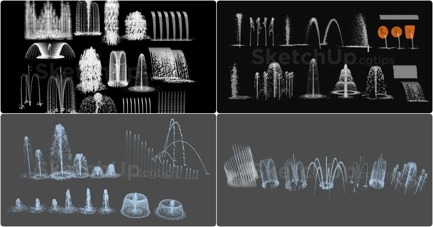 Water Fountain Nozzles — preview 1 (cgtips)