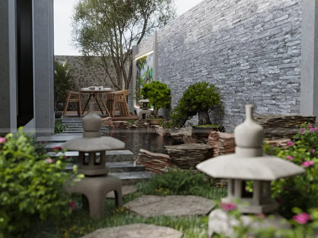 Garden landscape Model 10