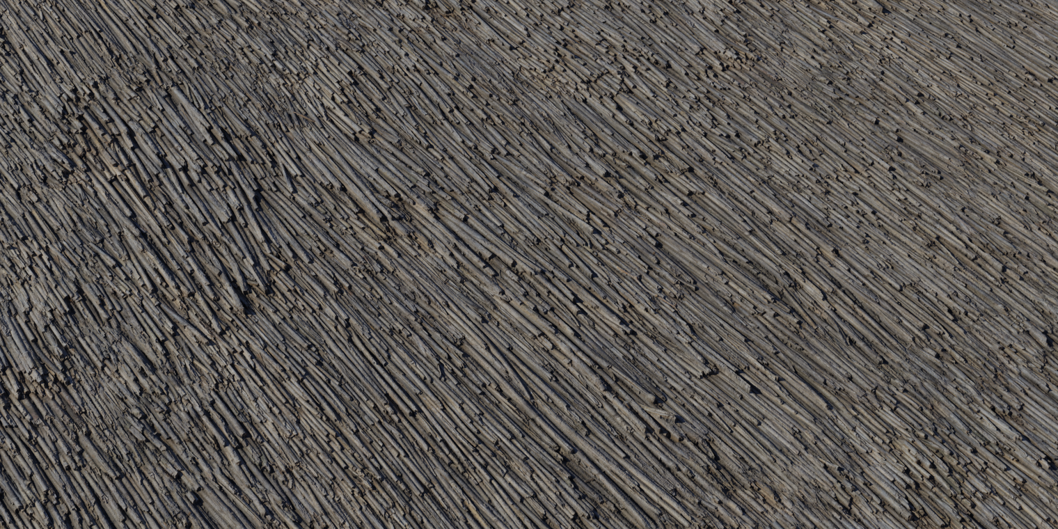 Thatch Roof Angled