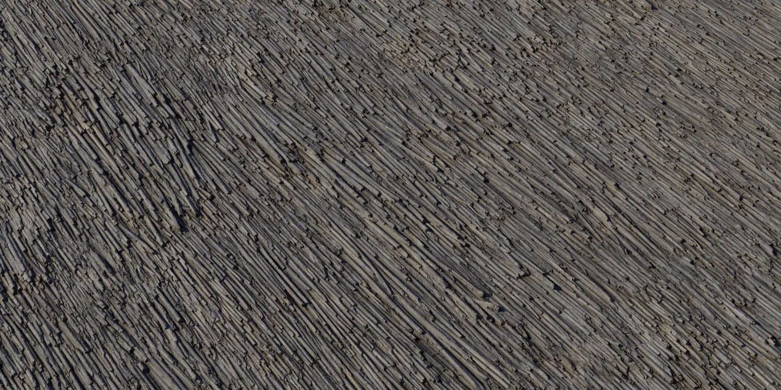 Thatch Roof Angled