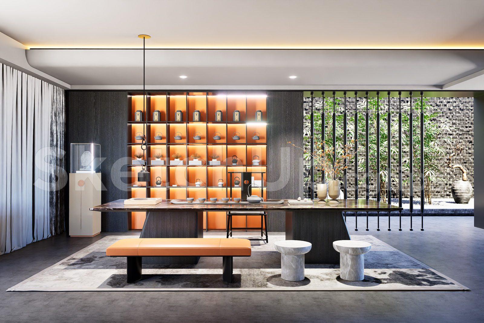 Tea Room Interior