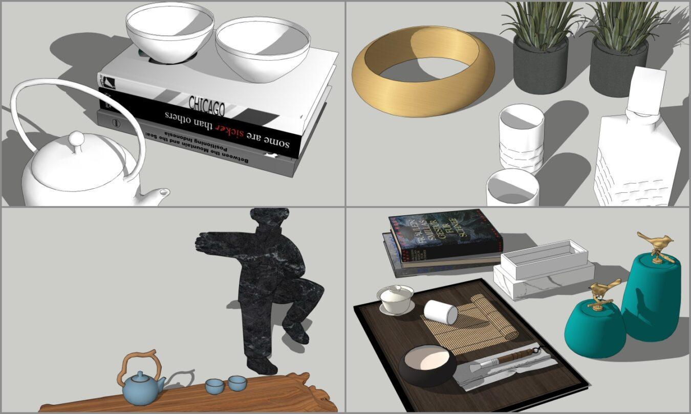 Combo Decor on Tea Coffee Table