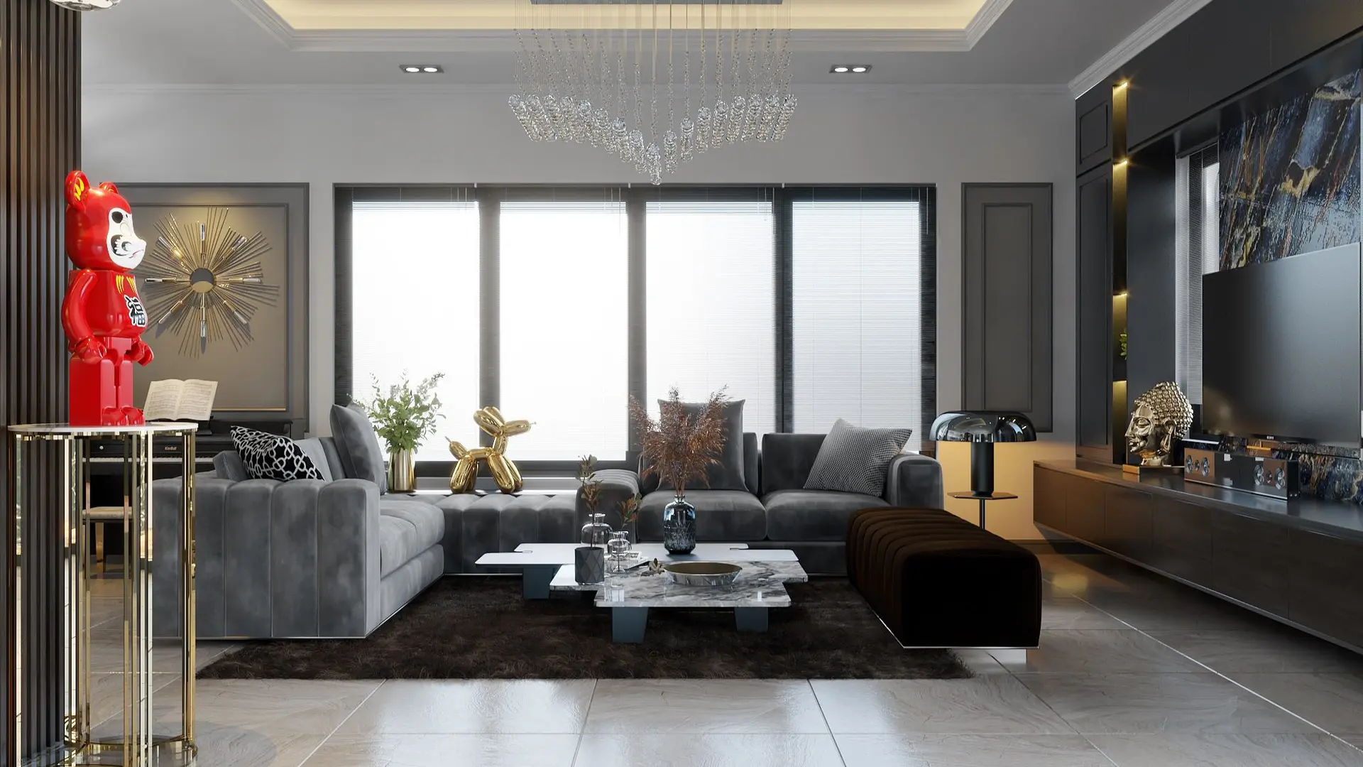 Interior Living- Kitchenroom Scene