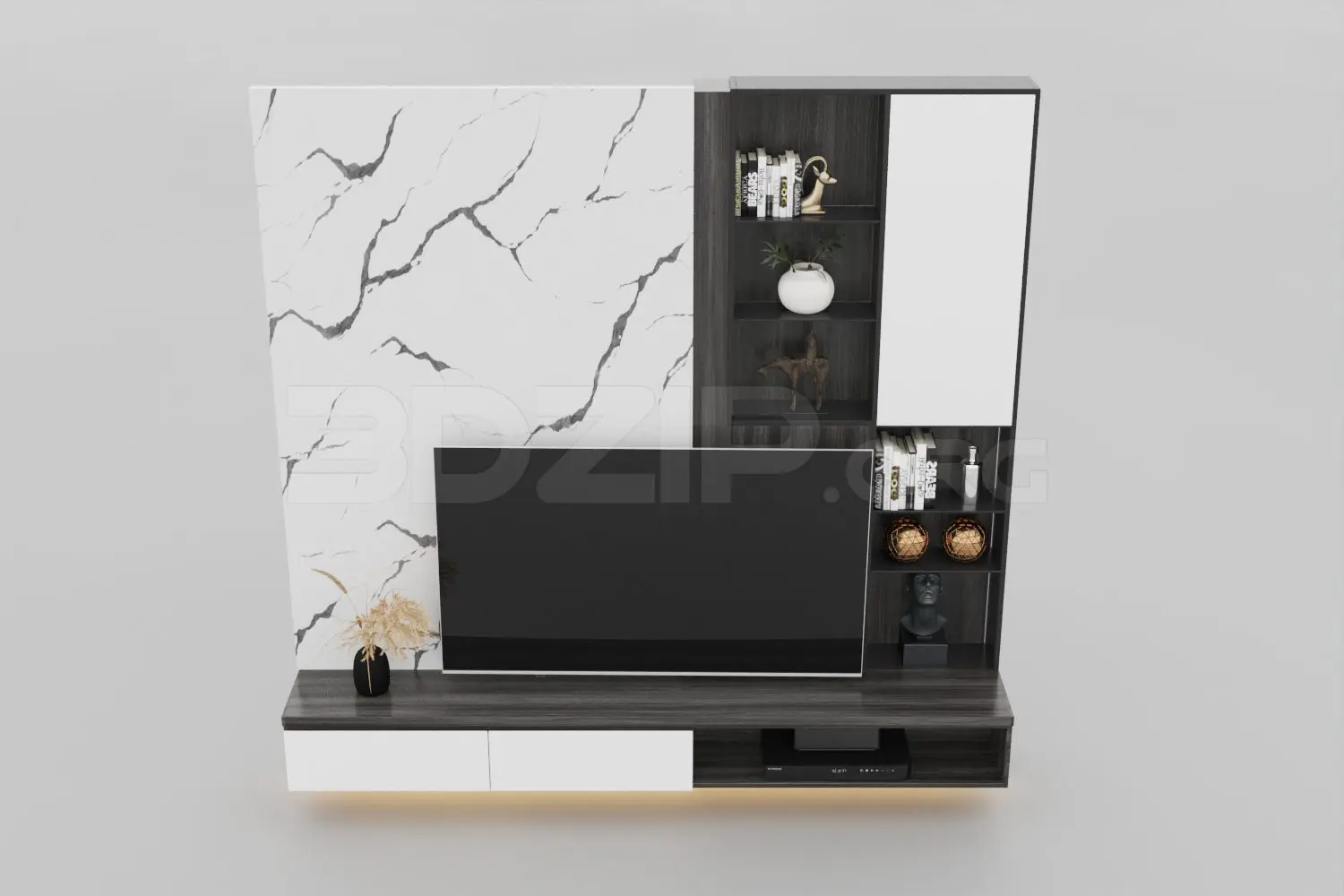 TV Cabinet — preview 1, by Kts Kien (3dzip)