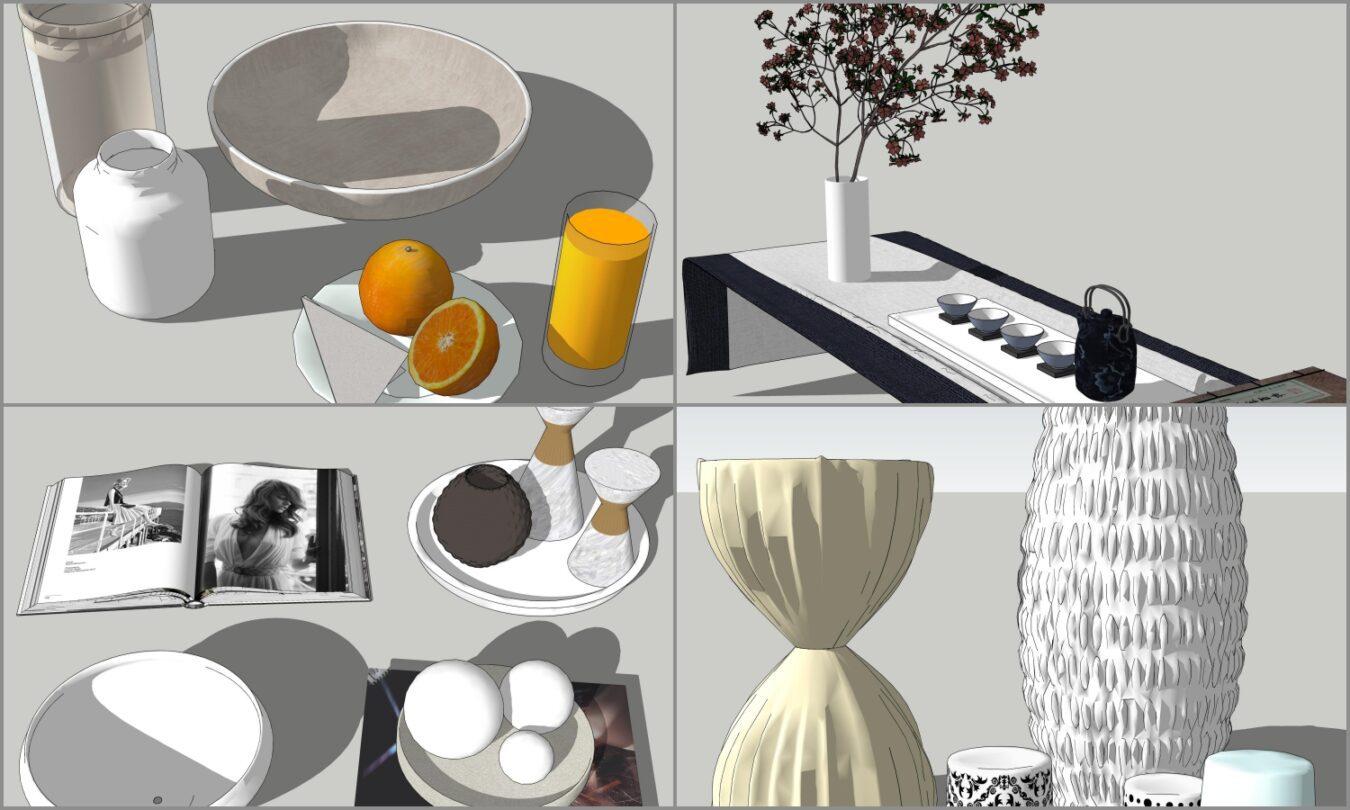Combo Decor on Tea Coffee Table