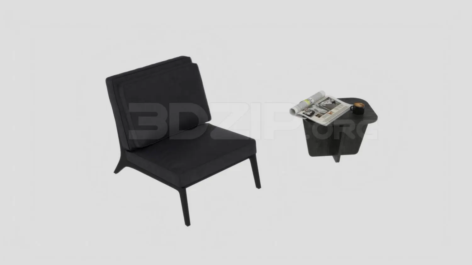 Chair — preview 1 (3dzip, CC0)