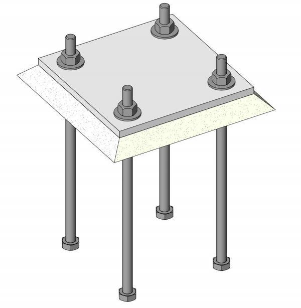 Base Plate Connection - Double Row