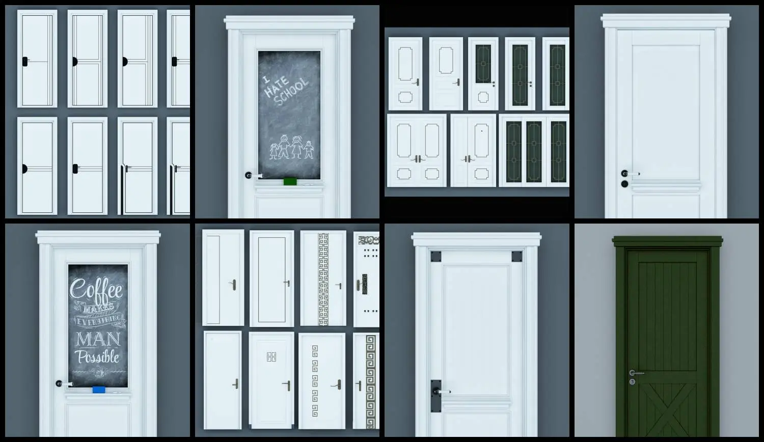 Door — preview 1 (3dzip)