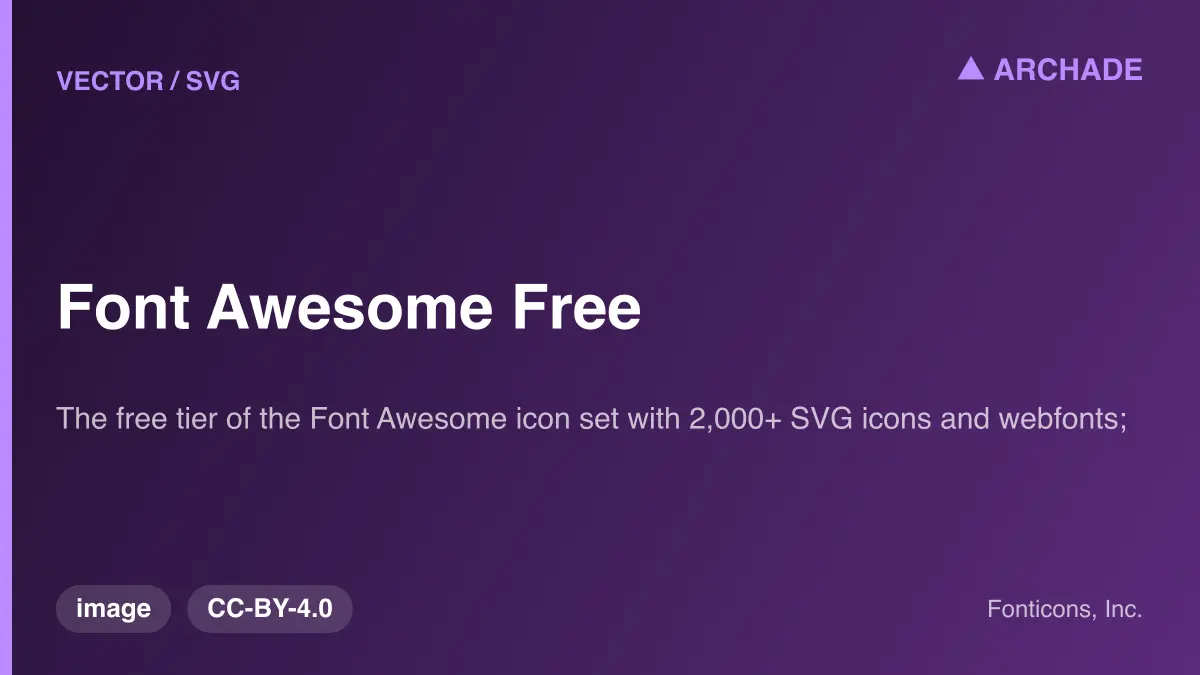 Font Awesome Free