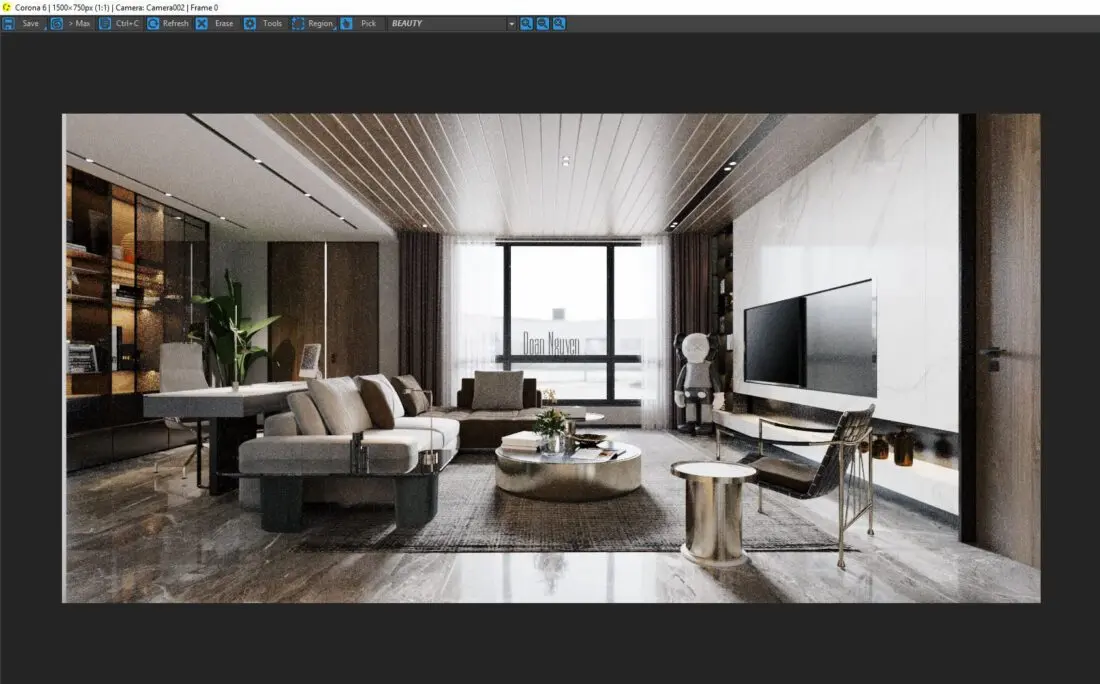 Interior Scene Model Livingroom 547