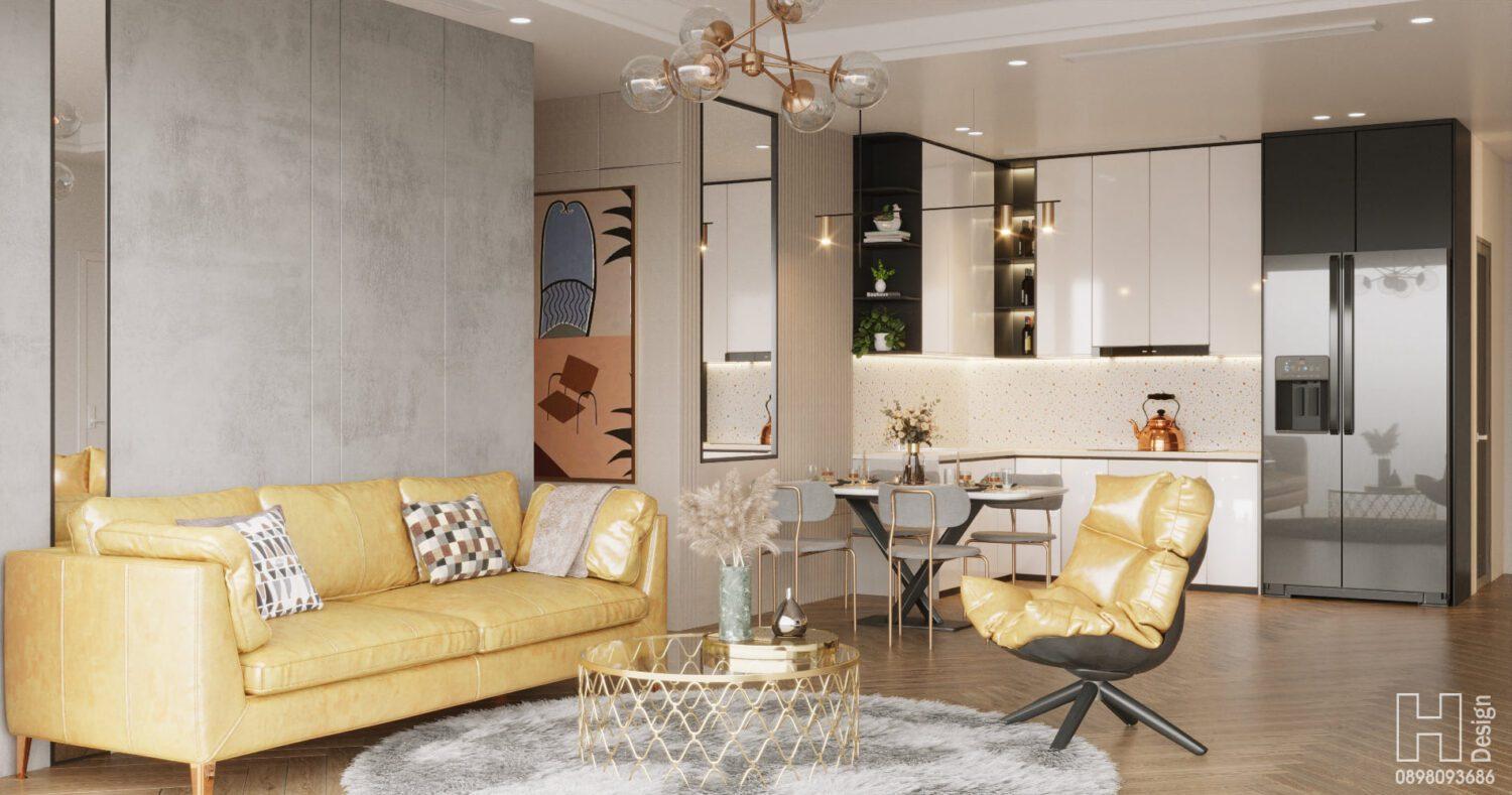 Interior Living Room — preview 1, by Hoang (3dzip)