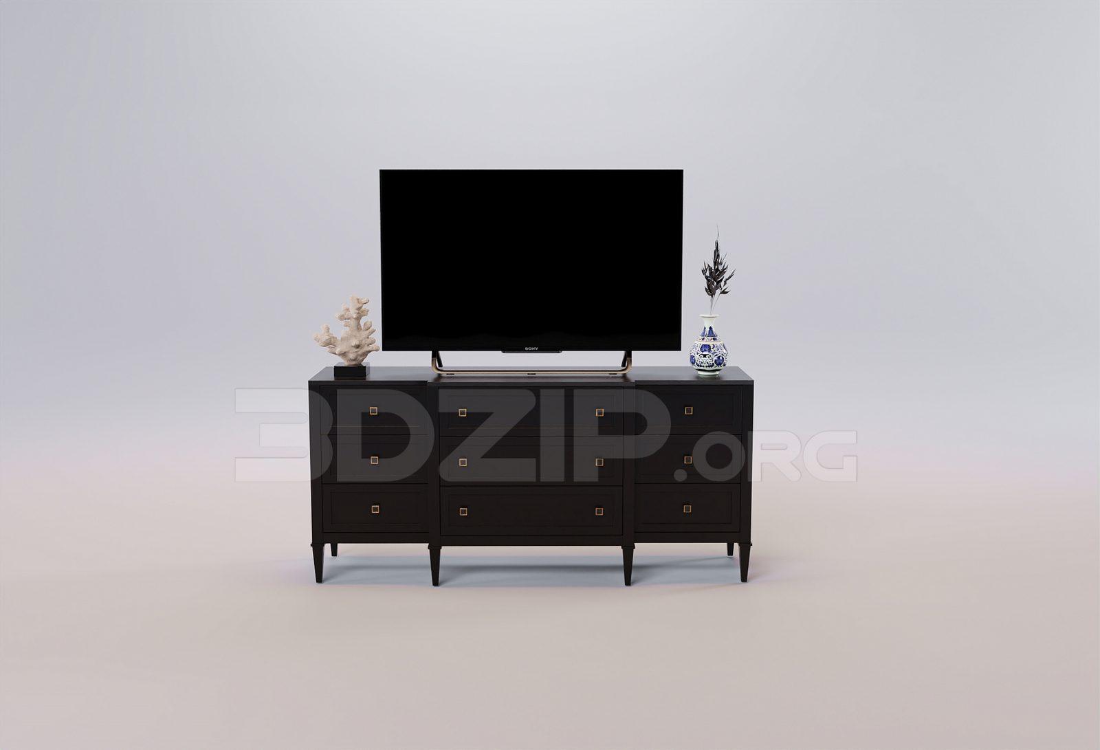 TV Cabinet — preview 1 (3dzip)