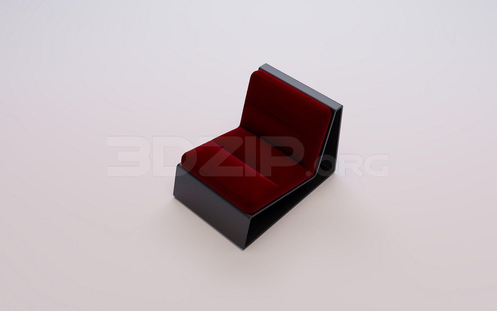 Chair 3D Model for Interior Projects