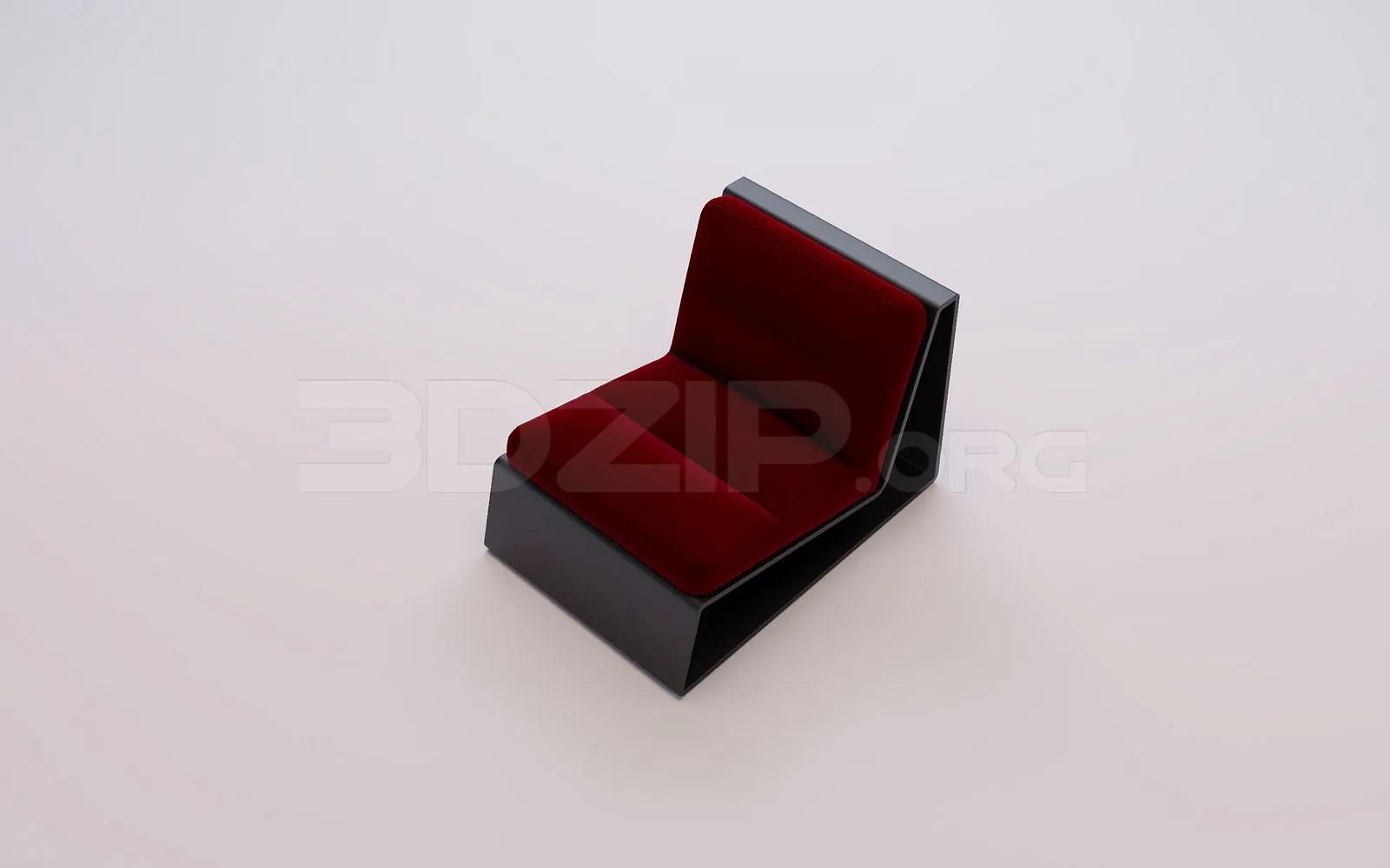 Chair 3D Model for Interior Projects