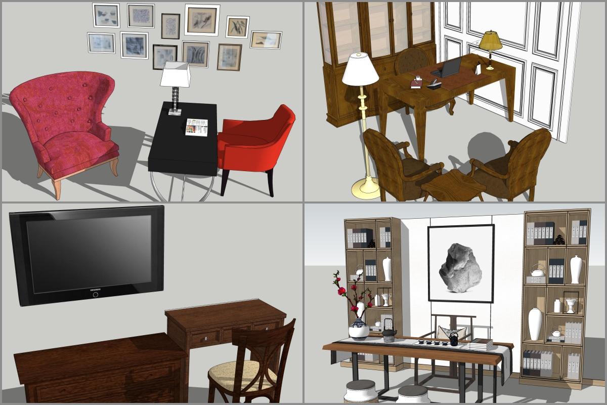 Combo Study Classic Desk