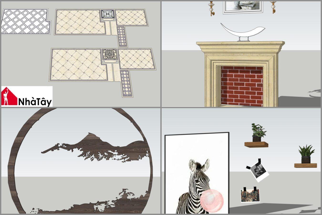 Combo Walldecor and Screen
