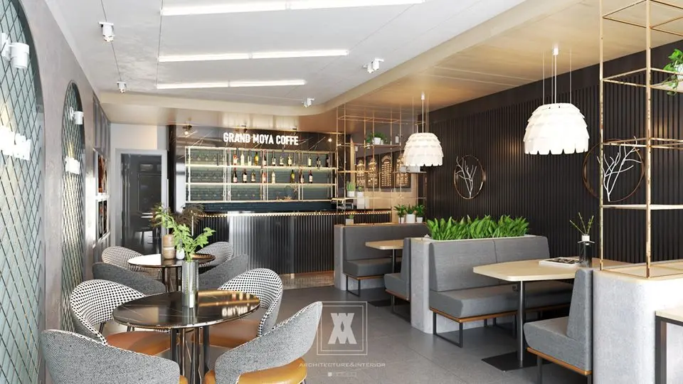 Interior Coffee room Scene