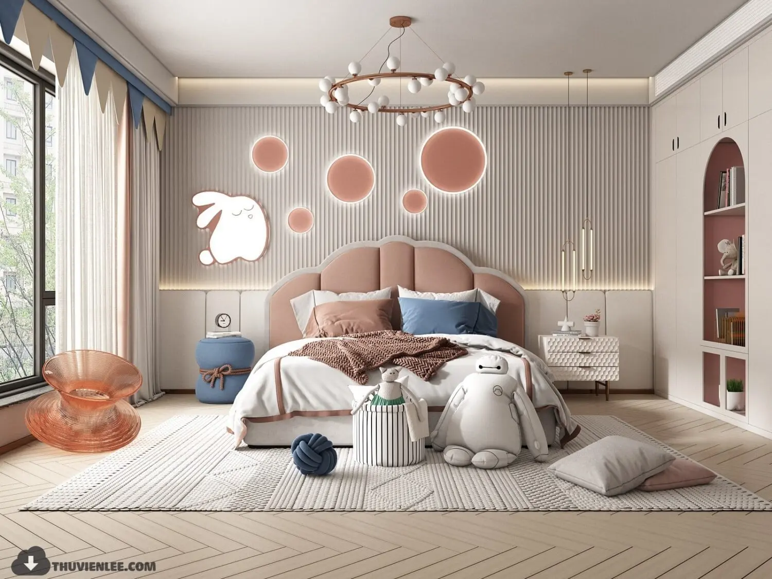 Children Room Interior — preview 1, by Huy Hieu Lee (3dzip)