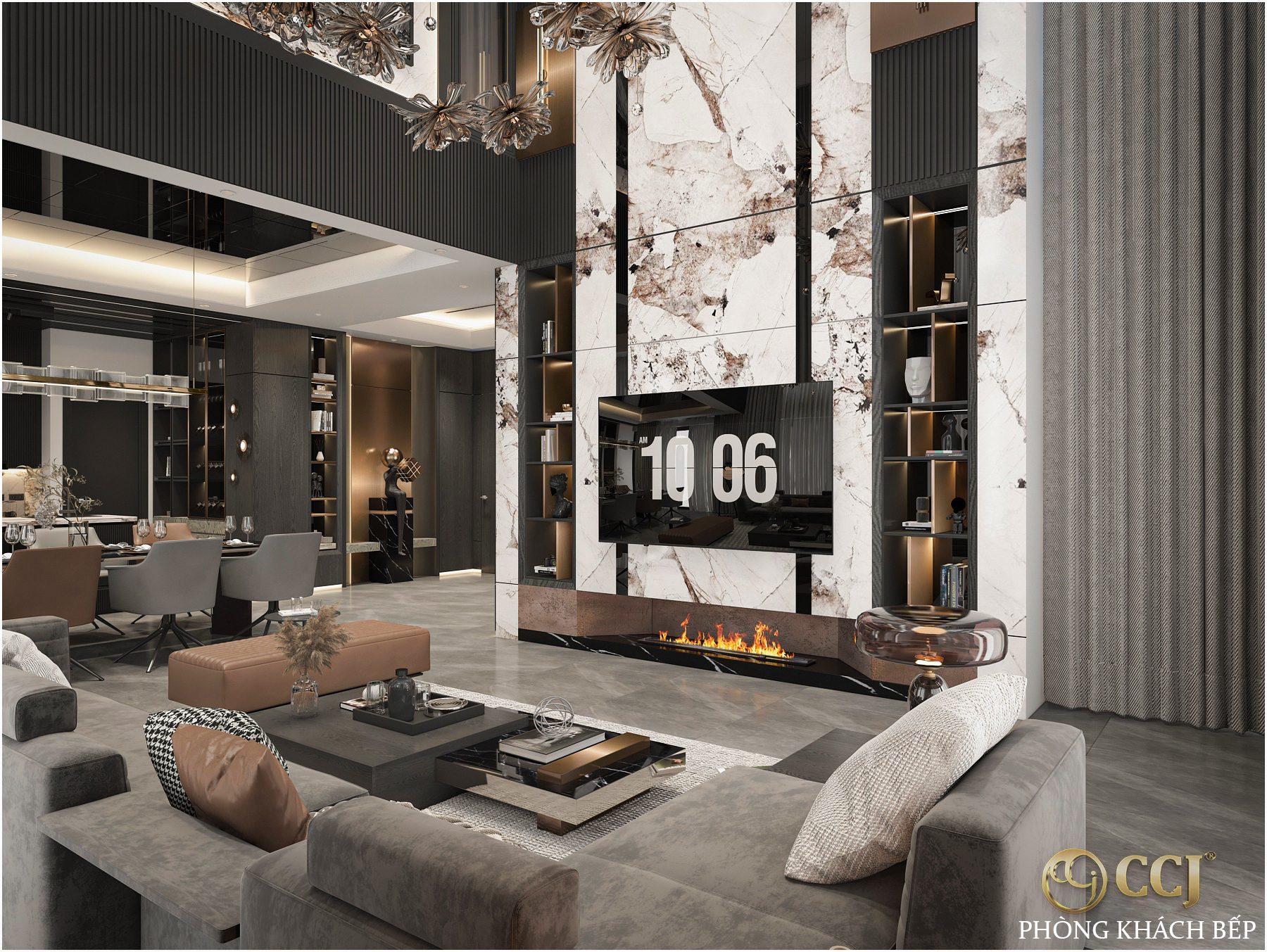 Living Room – Kitchen Interior