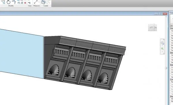 Cornice repeating panel