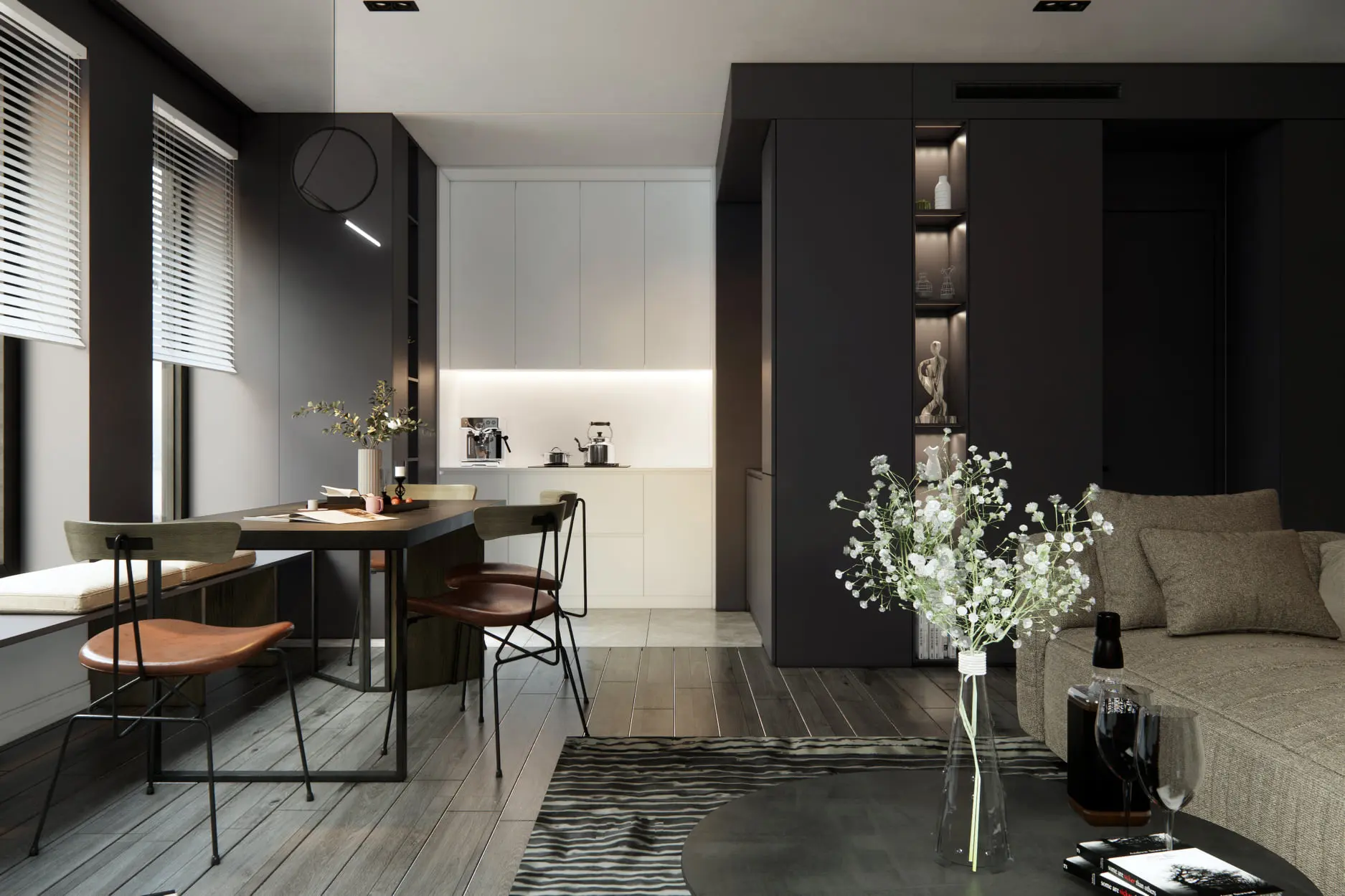Interior Apartment Scene