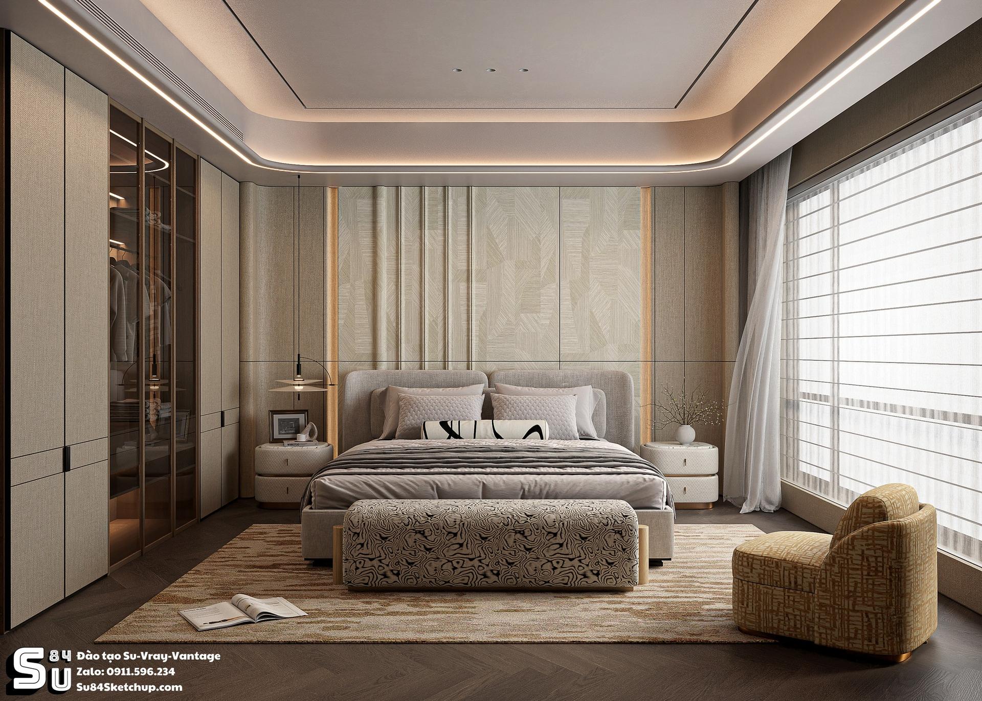 Modern Luxury Bedroom Interior