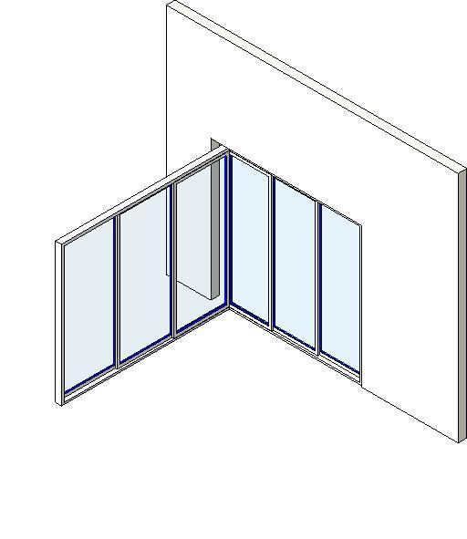 Corner Stacking door