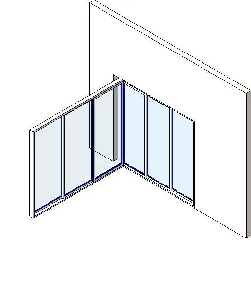 Corner Stacking door