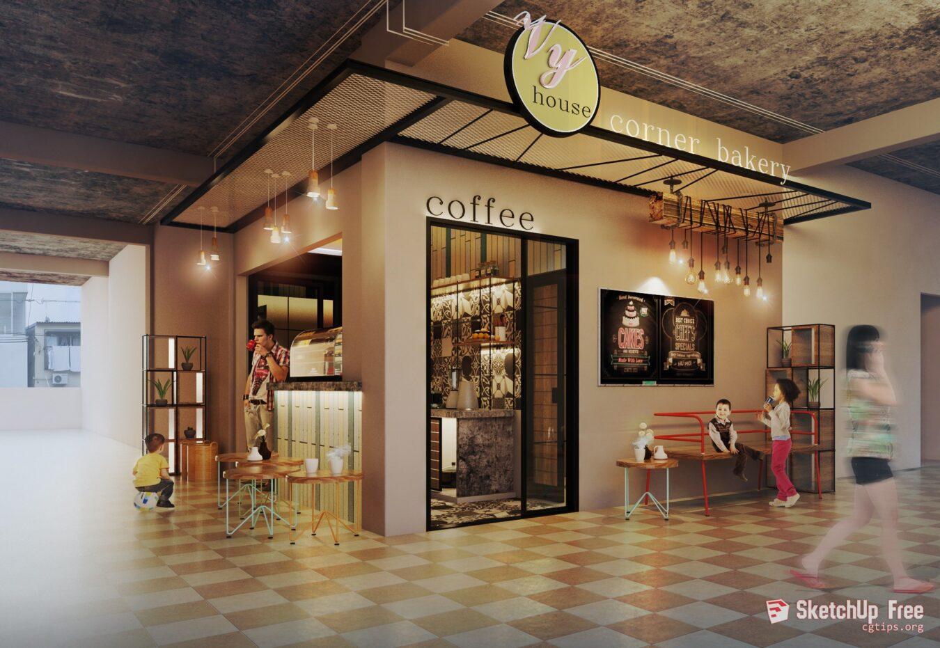 Coffee Bakery Shop — preview 1 (cgtips)