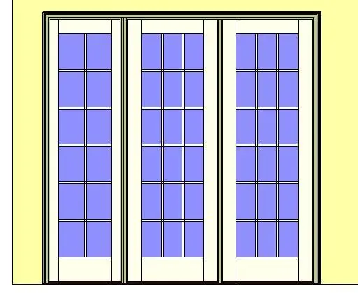 Kolbe Ultra Series Outswing Door 2-Wide Left Sidelite Handicap Sill Units — preview 1, by Kolbe (RevitCity, CC0)