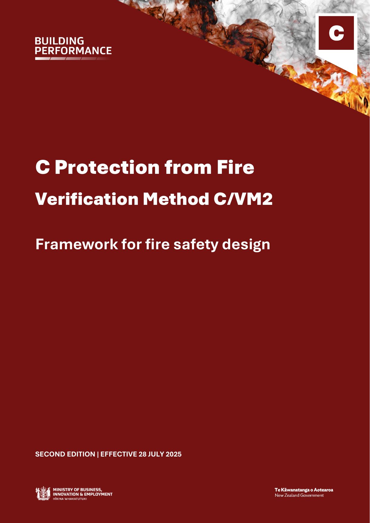 New Zealand Building Code C/VM2 — Protection from Fire (Verification Method)
