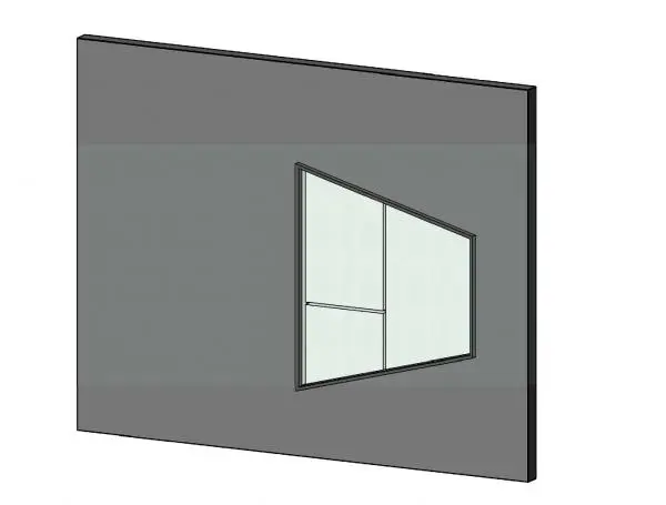 Hexagon Window Half
