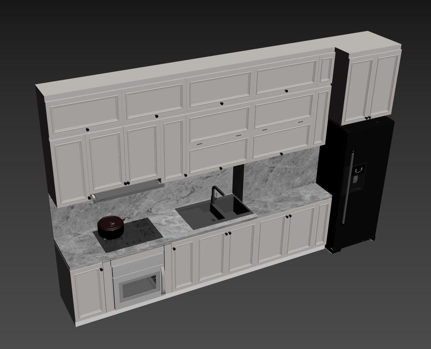 Kitchen — preview 1, by Pham Dung (3dzip)