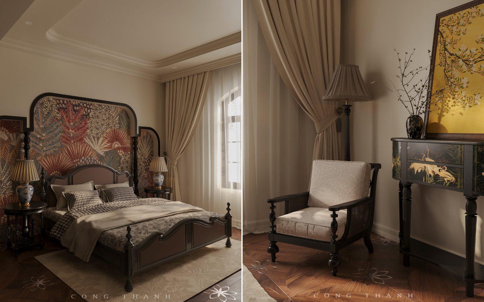 Indochine Bedroom Interior
