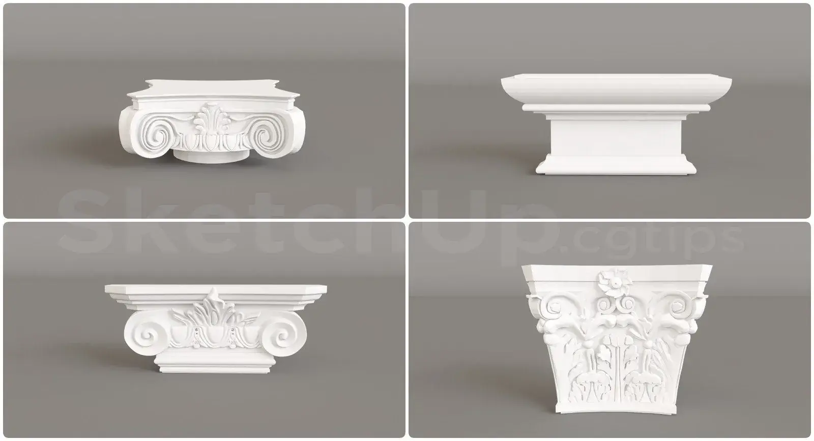 Column Roman Base