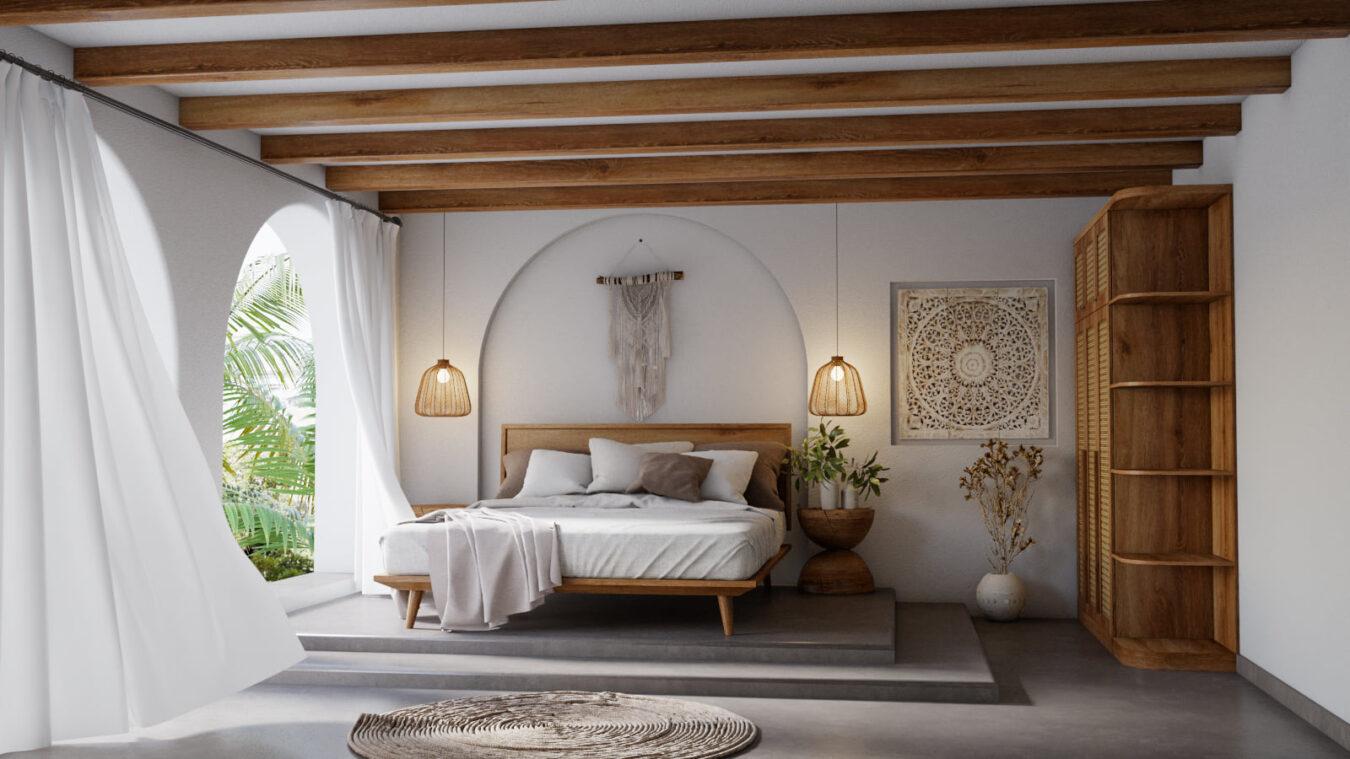 Interior Bedroom Scene