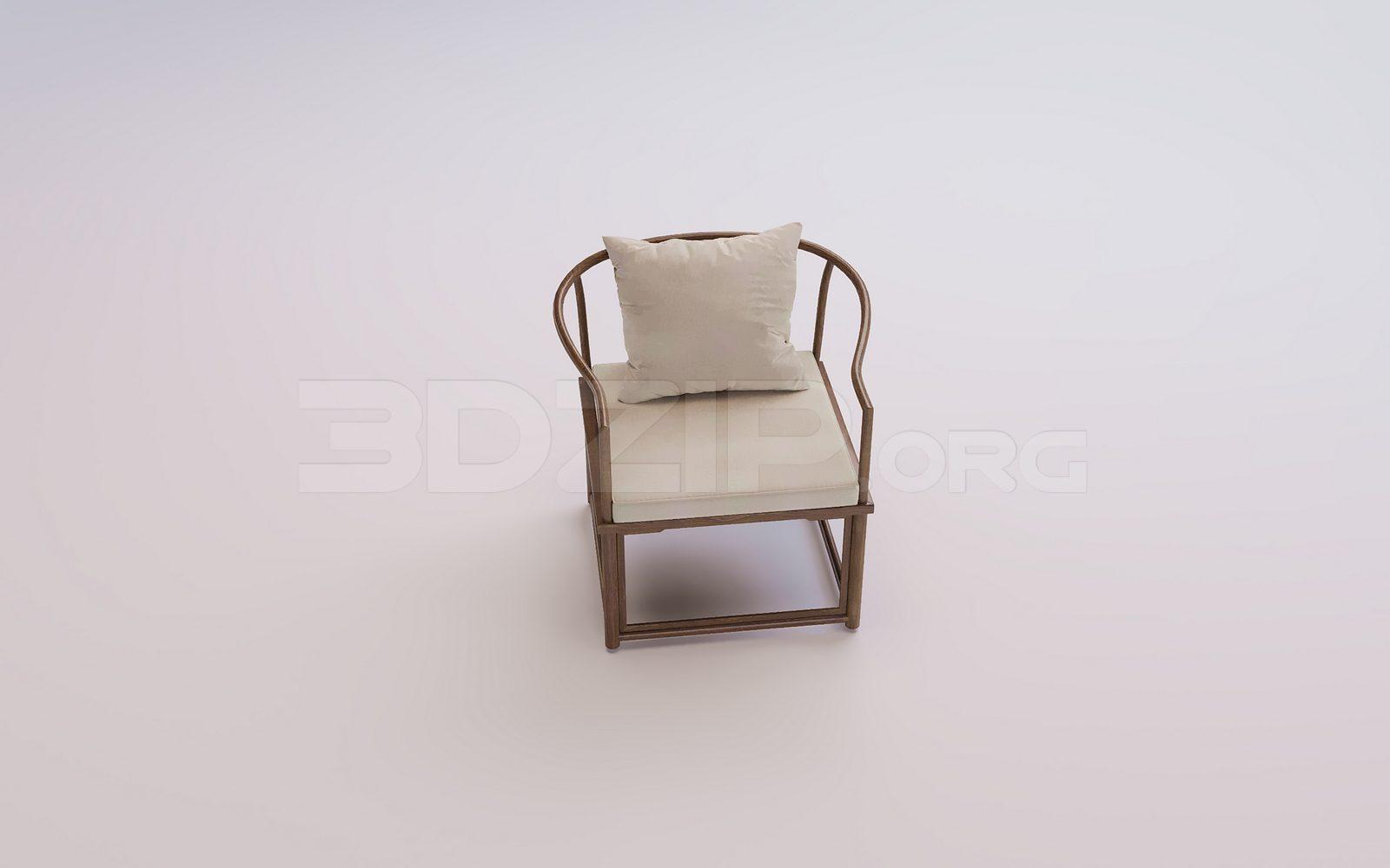 Armchair 3D Model for Interior Projects