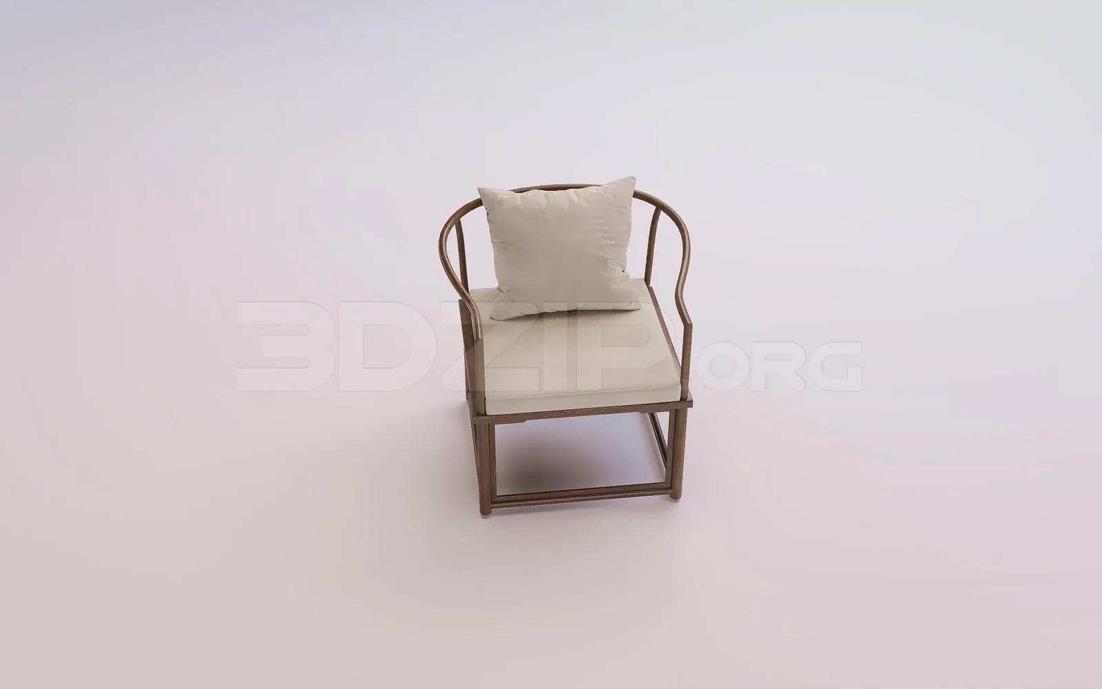 Armchair 3D Model for Interior Projects