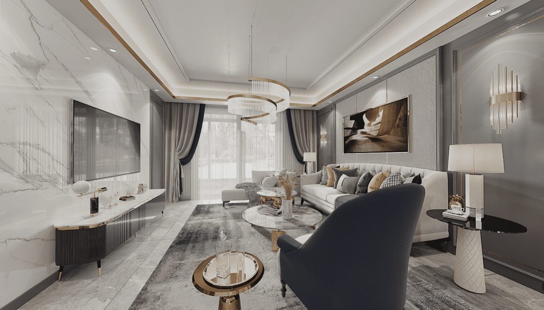 Interior Scene Model Livingroom 540
