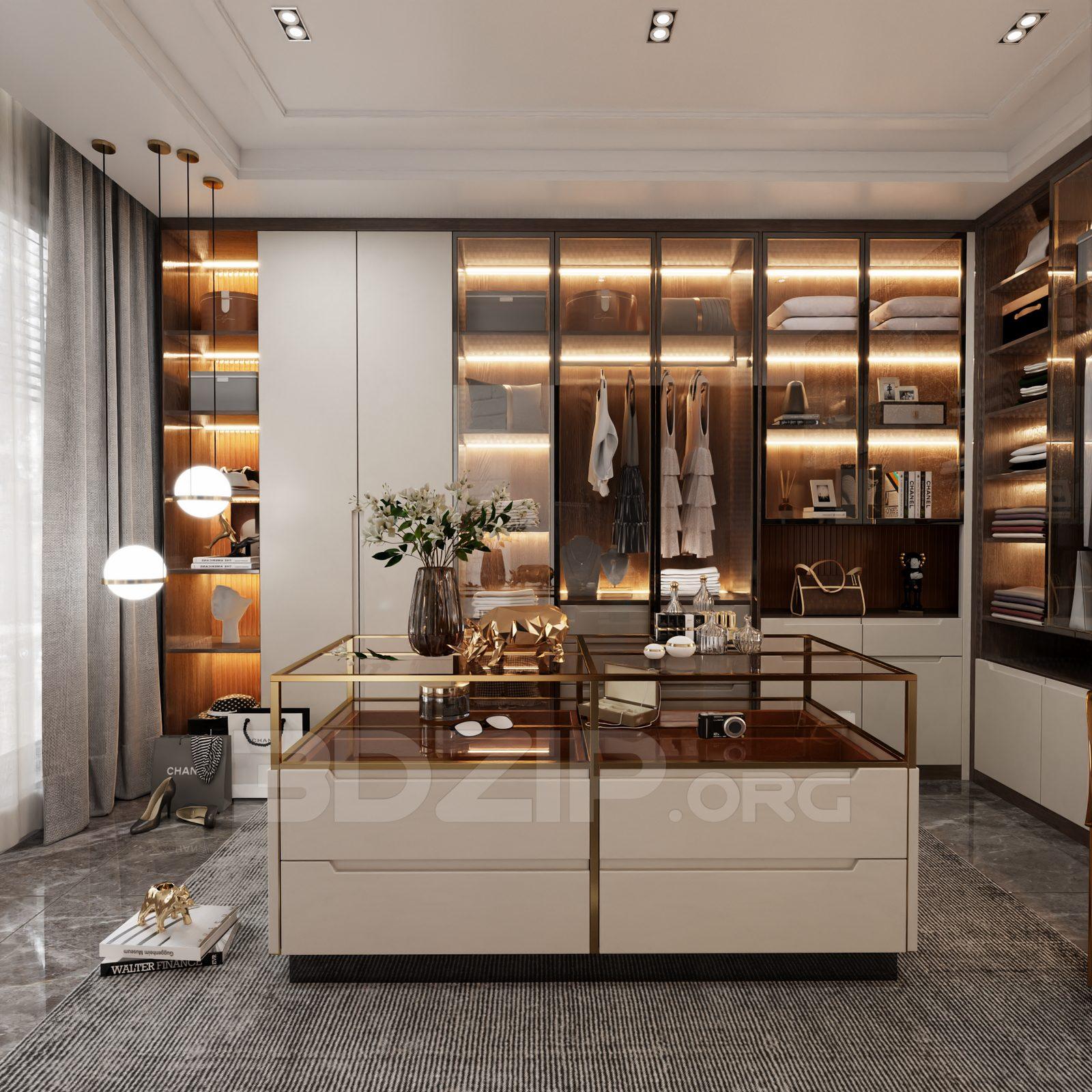 Dressing room — preview 1 (3dzip)