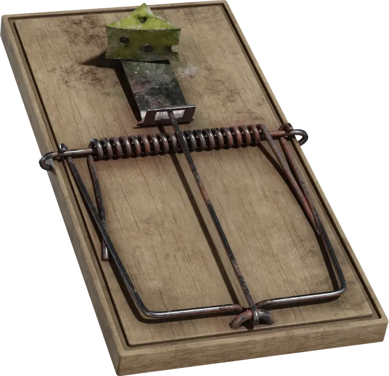 Mousetrap — preview 1, by GreenPixel (Poly Haven, CC0)