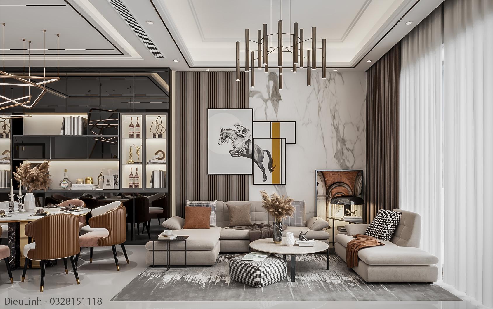 Interior Living- Kitchenroom Scene