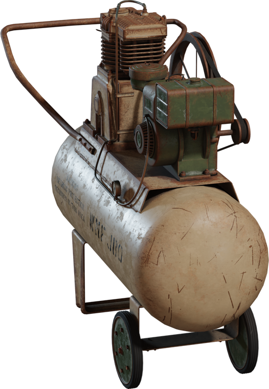 Old Military Compressor